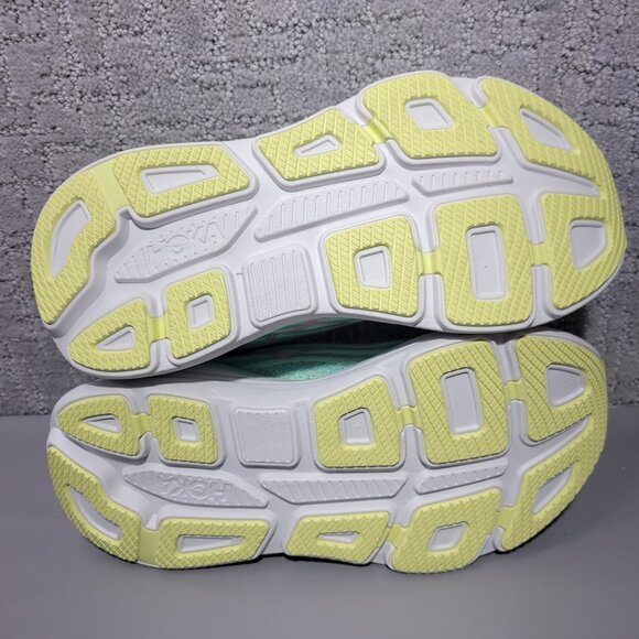 Hoka One One Bondi 9 Womens Size US 7.5B Blue Spark/Mint Fluorite Running Shoes - Picture 8 of 12